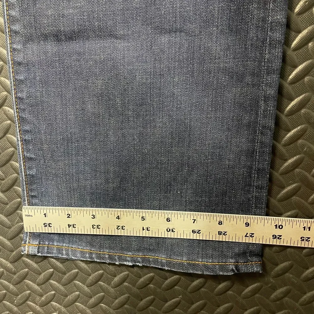 J. Crew Dark Blue Boot Cut Casual Wear‎ Comfort Denim Jeans Men's Size 34R
